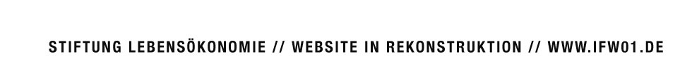 Stiftung Lebensökonomie // Institut für Wirtschaftsgestaltung